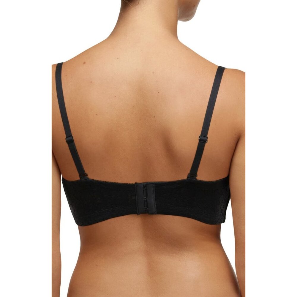 🆕 CHANTELLE Norah Strapless Convertible Underwire Bra 34DD Black #13F5 - Picture 2 of 12